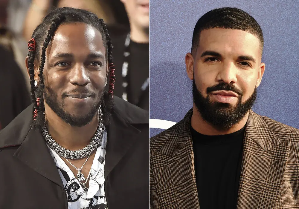 Kendrick Lamar, Drake | Photo: AP