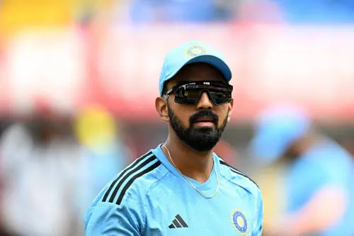 KL Rahul (Photo by Sajjad HUSSAIN / AFP)