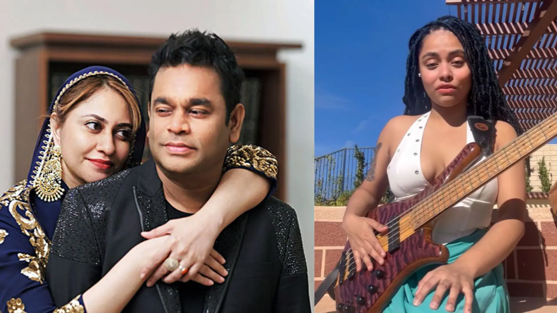 Saira Banu, AR Rahman, Mohini Dey | Photo: ANI, instagram/mohinidey