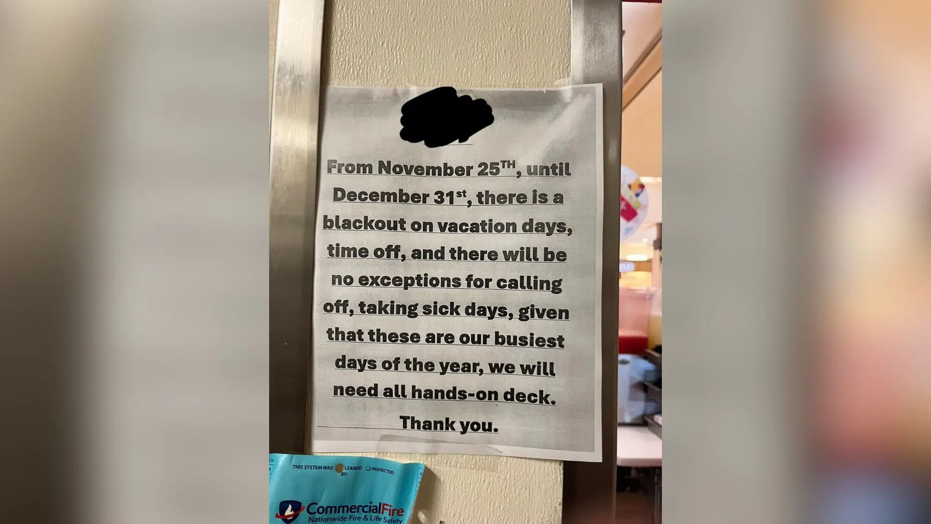 The notice going viral in social media | Photo: X