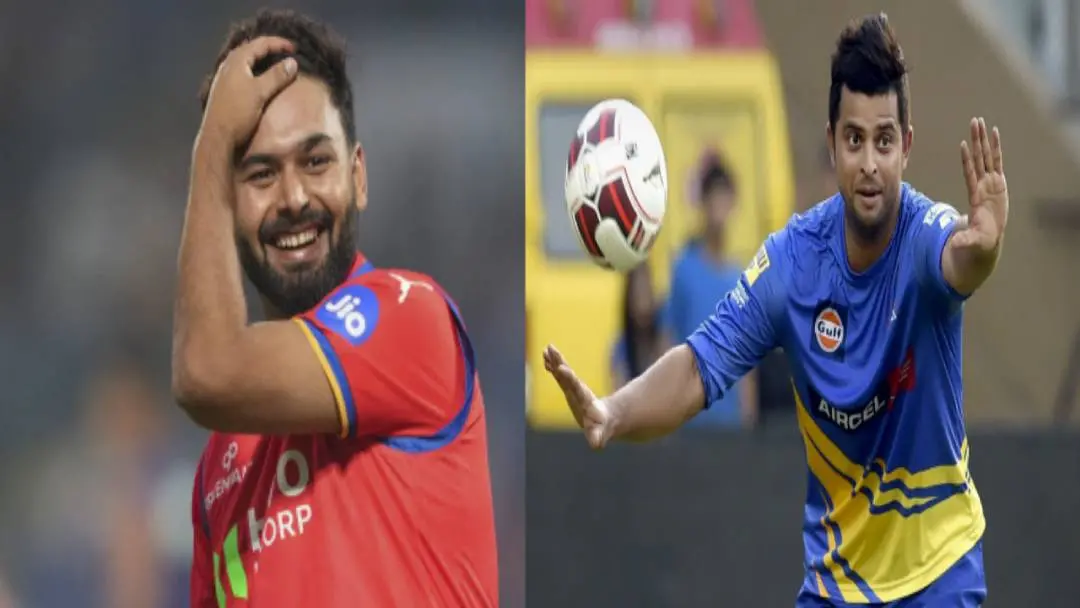 From (L) Rishabh Pant, Suresh Raina | File Photo: Agencies