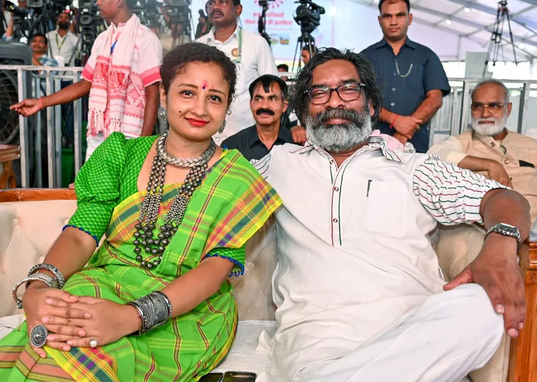 Kalpana Soren and Hemant Soren | File Photo: ANI