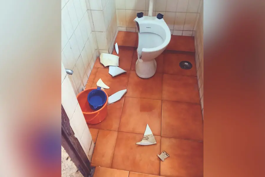 Employee injured in bathroom closet collapse at Kerala Secretariat