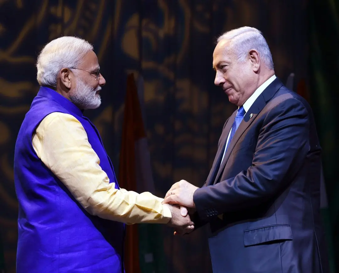 Narendra Modi and Benjamin Netanyahu | File PhotoL UNI