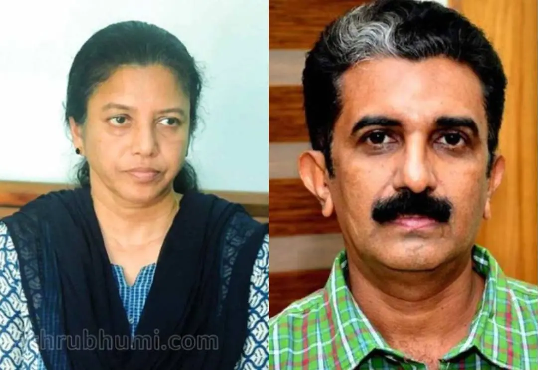 Manjusha, Naveen Babu | Photo: Mathrubhumi