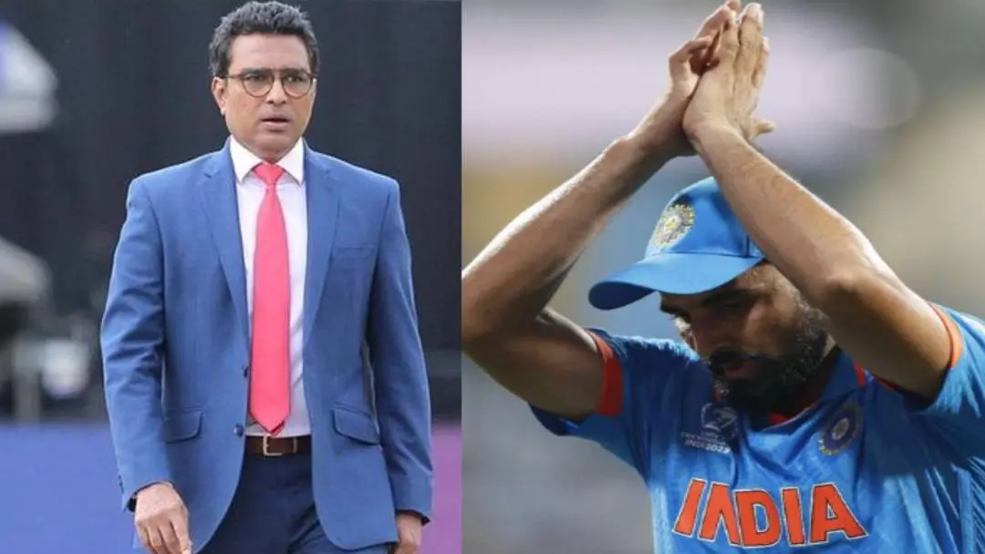 From (L) Sanjay Manjrekar, Mohammed Shami | Photo: Agencies