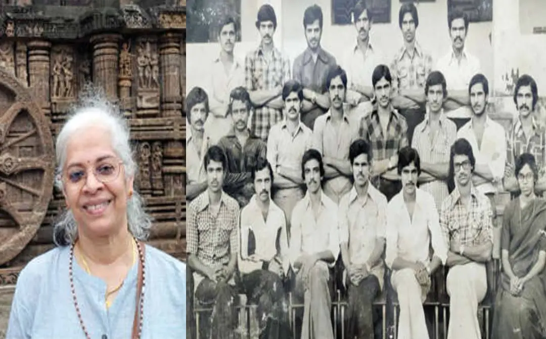 PV Rajalakshmi, Rajalakshmi (bottom far right) in the NTTF 1982 batch students class photo