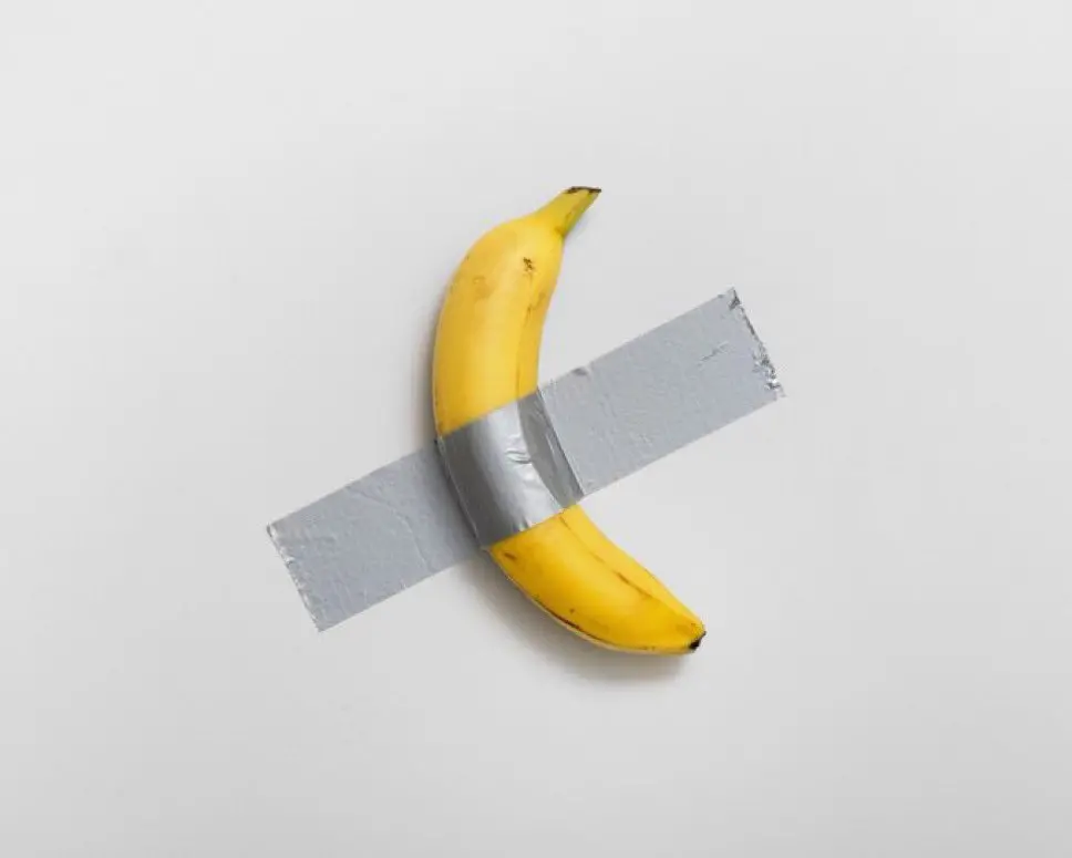 Duct taped banana (Comedian) | Photo: X