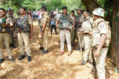 Over 20 teams comb Karnataka forests for associates of slain Maoist leader Vikram Gowda