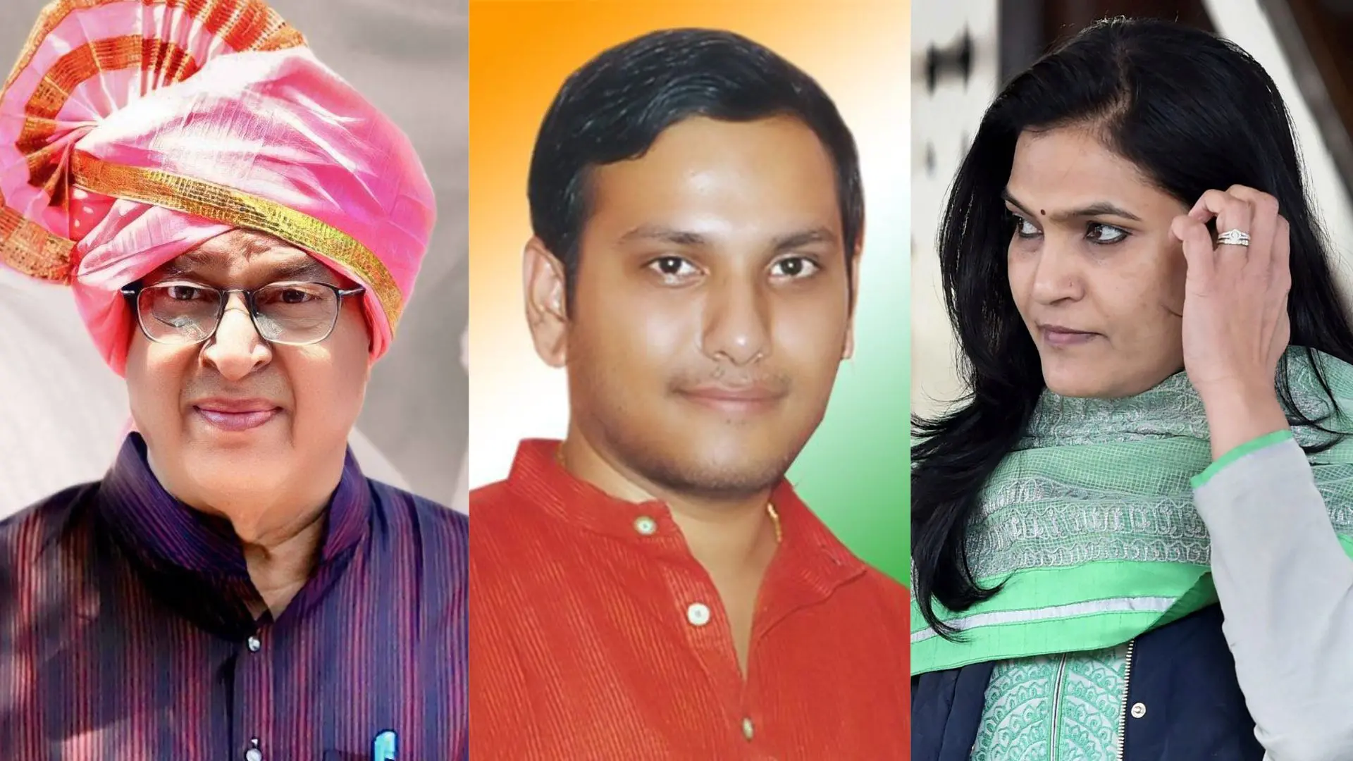 Amit Subhashrao Zanak, Anantrao Deshmukh, Bhavana Pundlikrao Gawali | Photos: Facebook