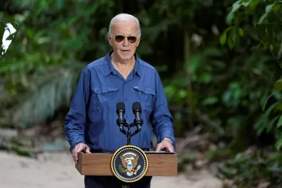 No going back in America’s 'clean energy revolution', says Biden during Amazon visit