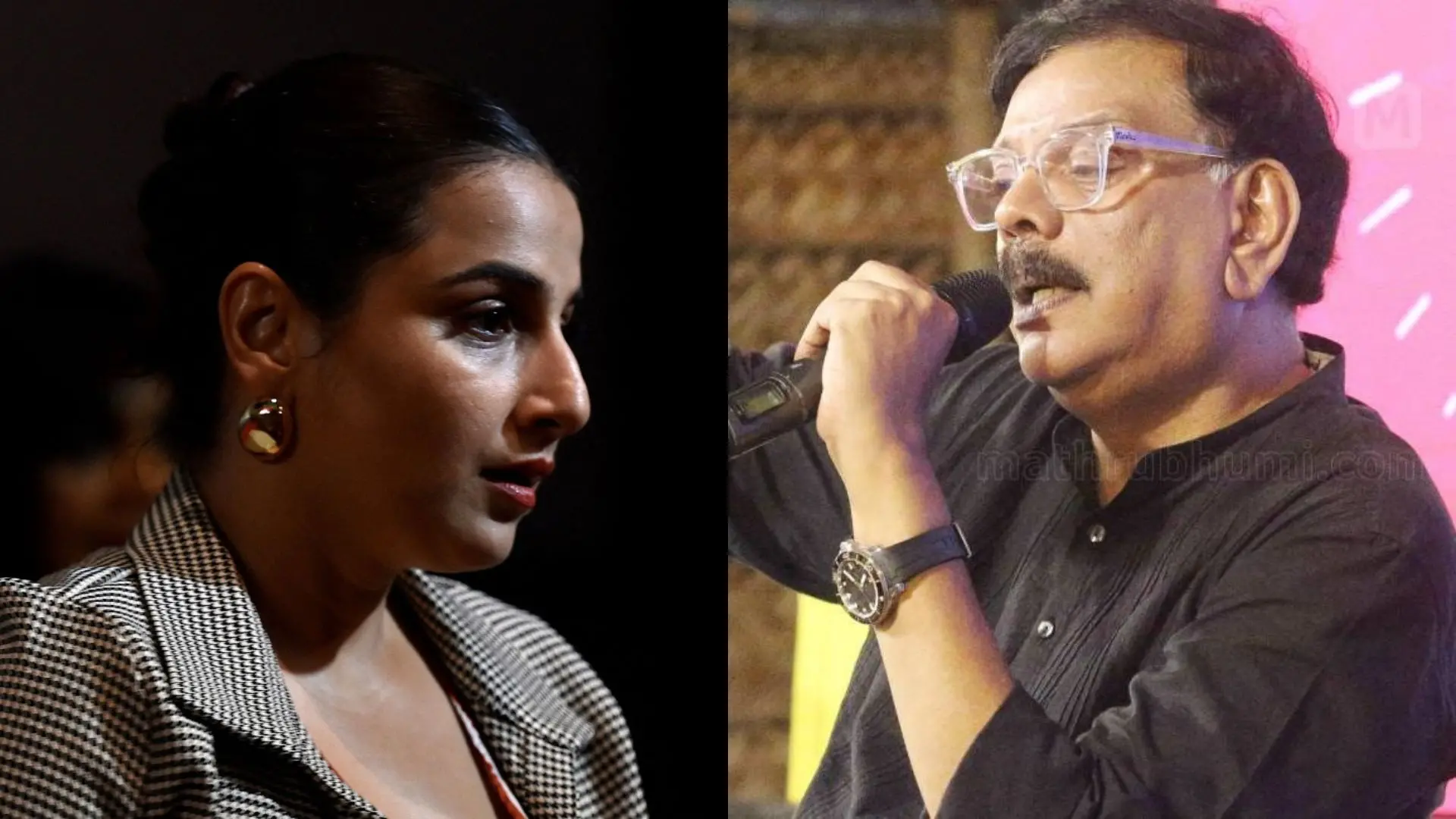 Vidya Balan & Priyadarshan | Photo: AFP & Mathrubhumi