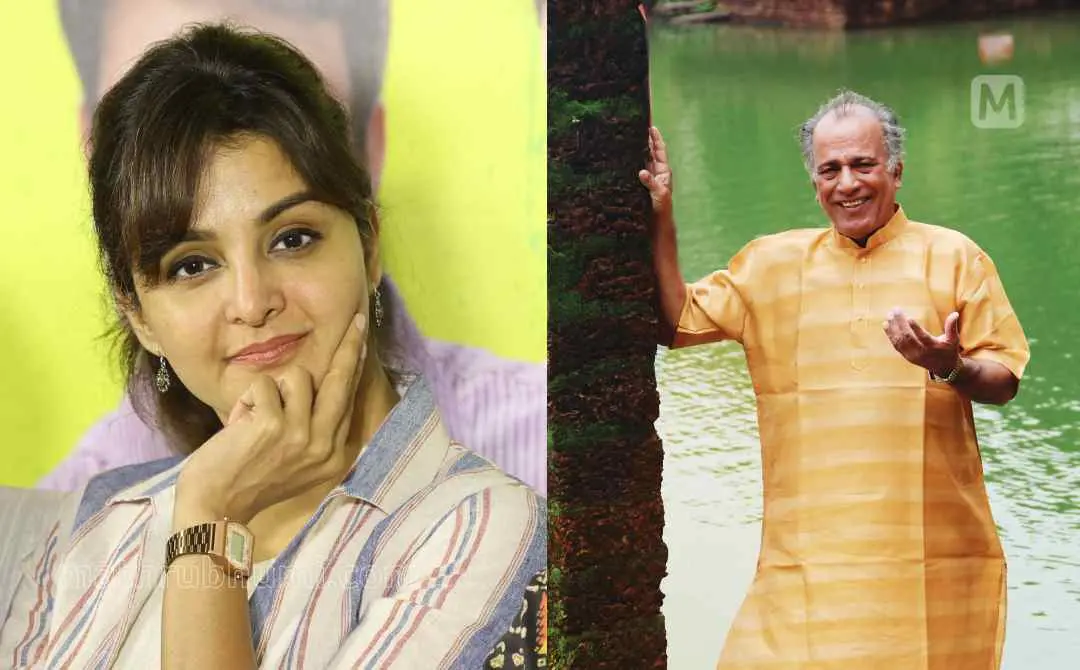 Manju Warrier & NV Krishnan | Filephoto: Mathrubhumi