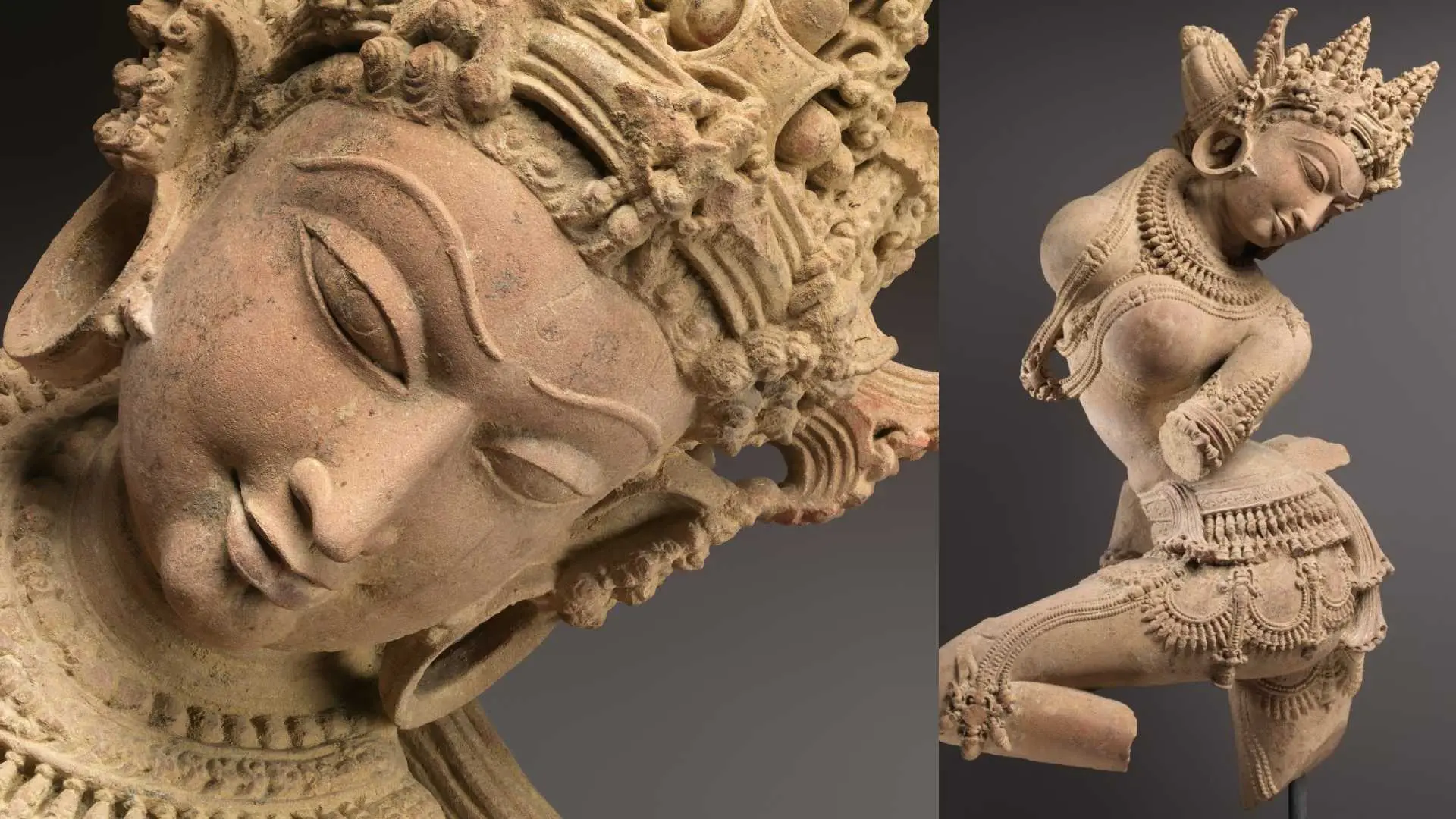 The returned dancer sculpture made of sand | Photo: x.com/JAJafri