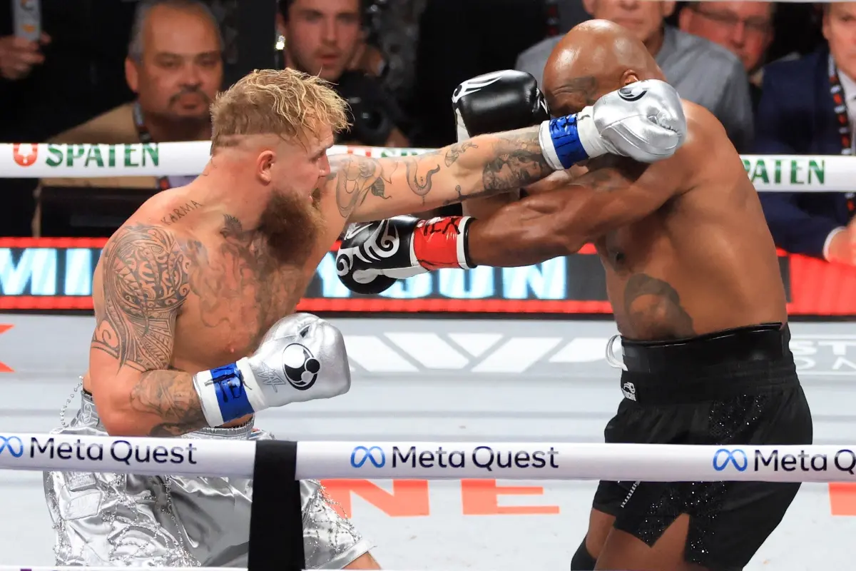 Jake Paul beats Mike Tyson | Phoot: AFP