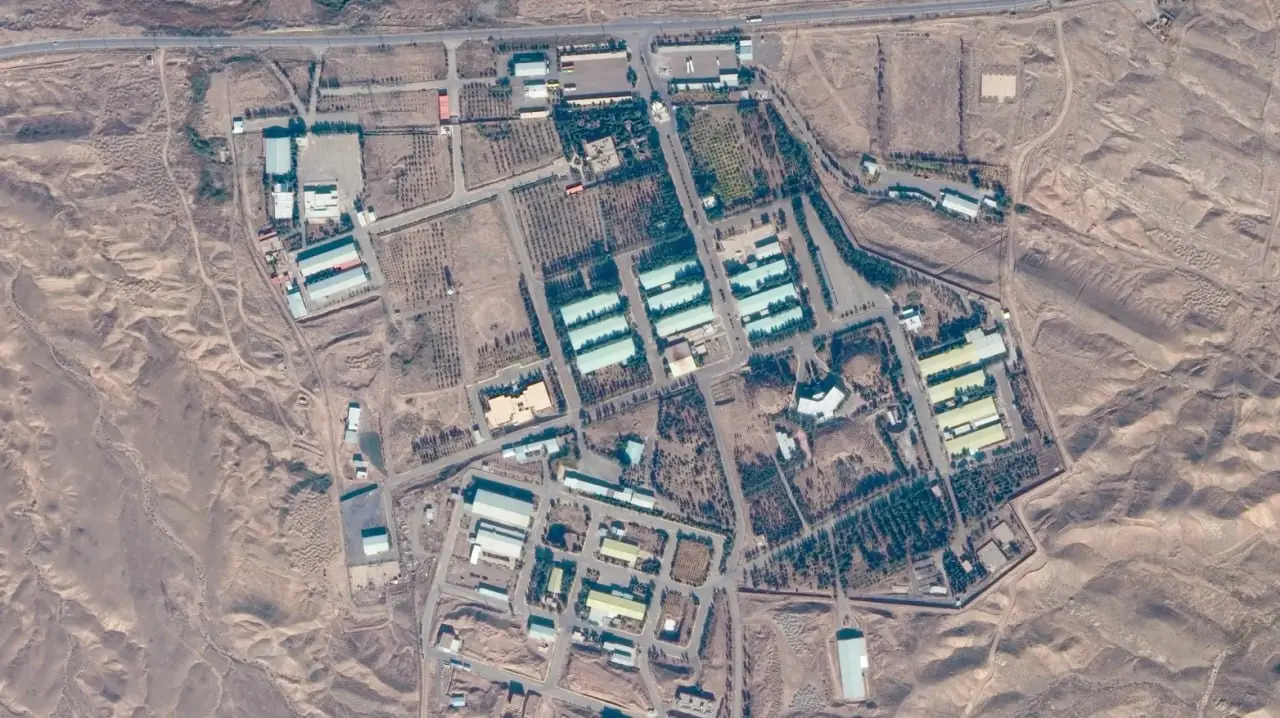 Iranian nuclear facility/ Photo: Satellite image (c) 2022 Maxar Technologies/twitter