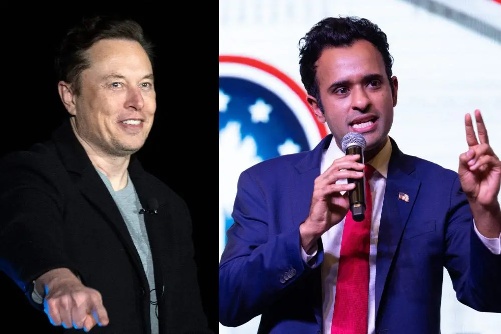 Elon Musk, Vivek Ramaswamy | AFP