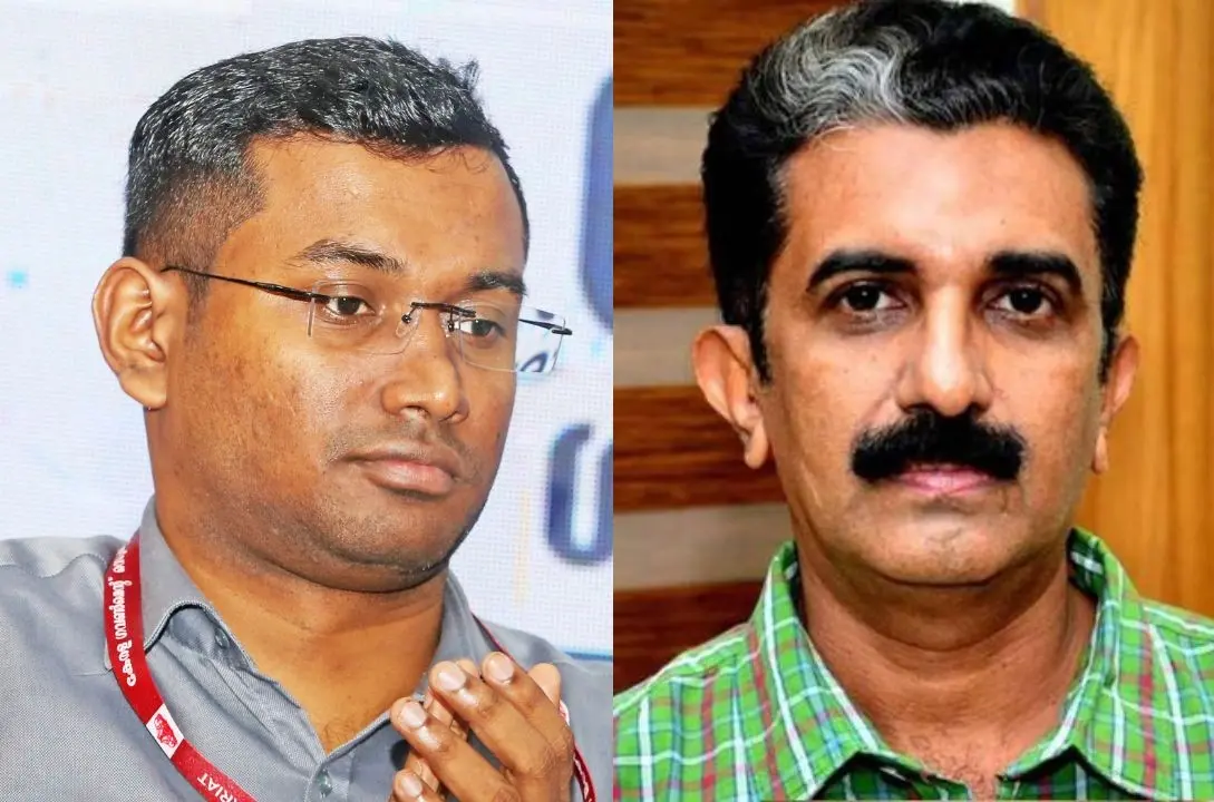 Arun K Vijayan (file image), Naveen Babu