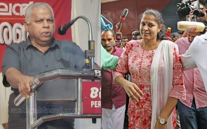 M V Jayarajan; P P Divya