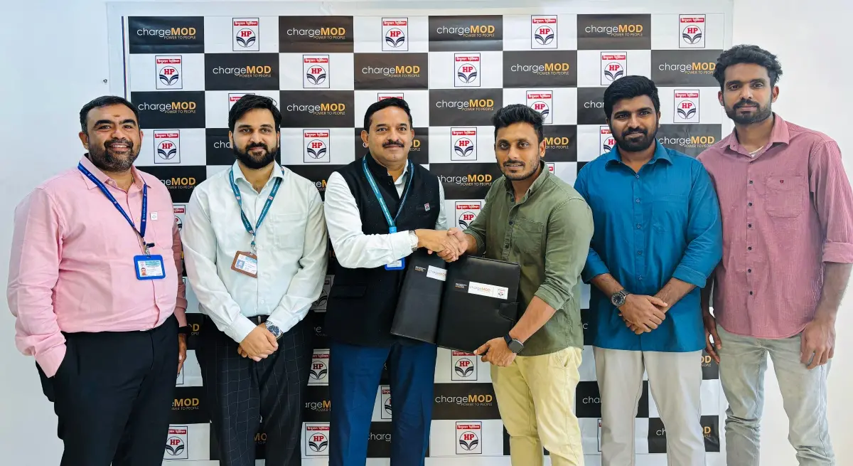 ChargeMOD signing MoU with HPCL
