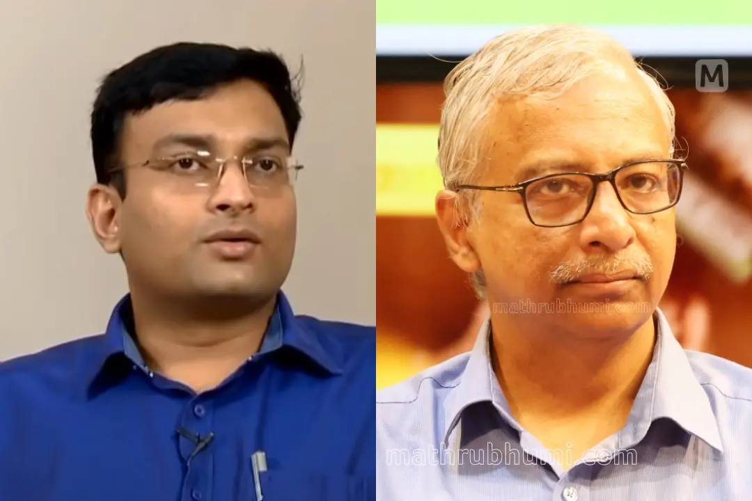 Kerala's Additional Chief Secretary A. Jayathilak and Special Secretary (Agriculture) N. Prasanth  | Photos: Screen grab / Mathrubhumi News, Mathrubhumi Library