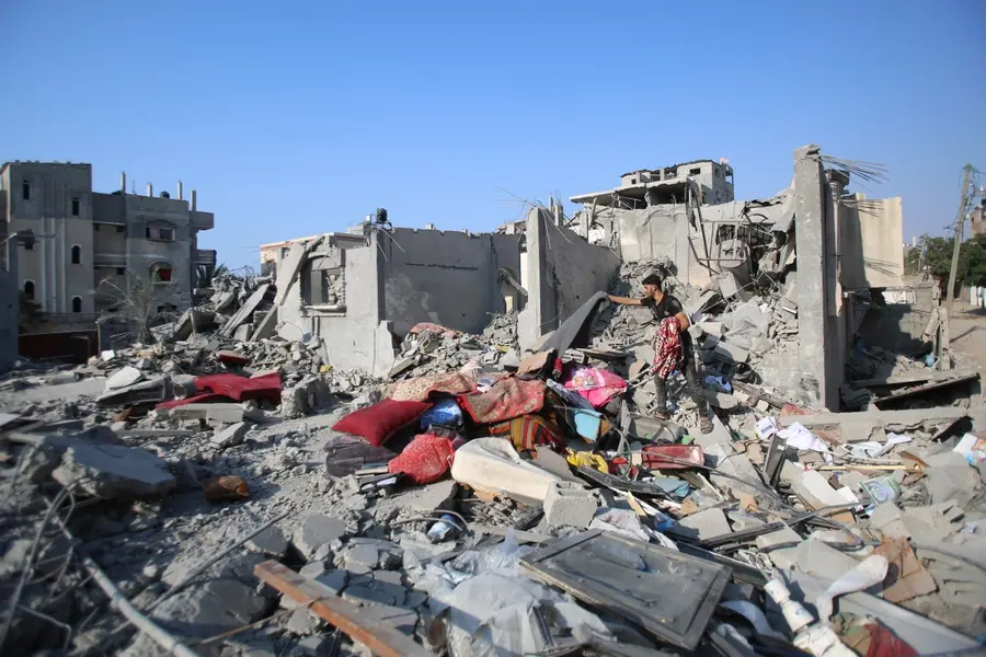 Israeli strikes in Gaza kill at least 13, officials say, as first aid in weeks reaches the north