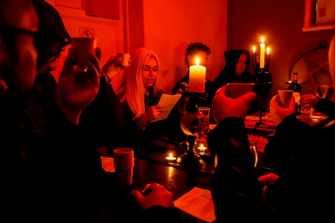 Members of The Temple of Satan | Photo: AP
