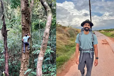 Tree-climbing and Sierra Nevada trek: Pranav Mohanlal’s latest adventure | See pics