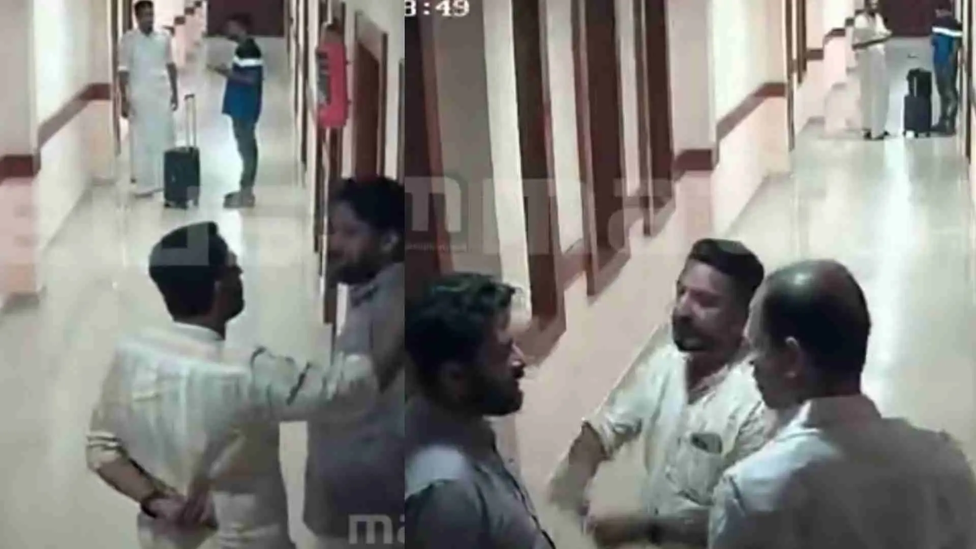 പുറത്തുവന്ന സിസിടിവി ദൃശ്യം | Photo: Screengrab/ Mathrubhumi News