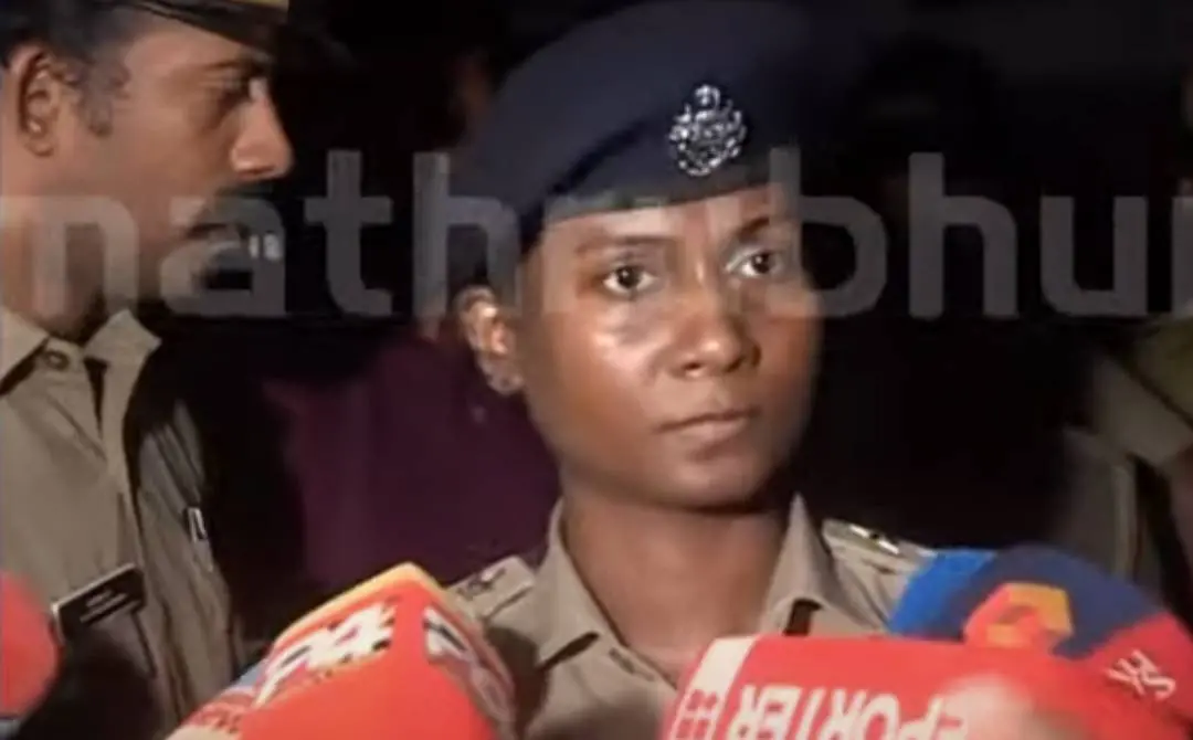 എ.എസ്.പി. അശ്വതി ജിജി മാധ്യമങ്ങളോട് സംസാരിക്കുന്നു | Screengrab: Mathrubhumi News