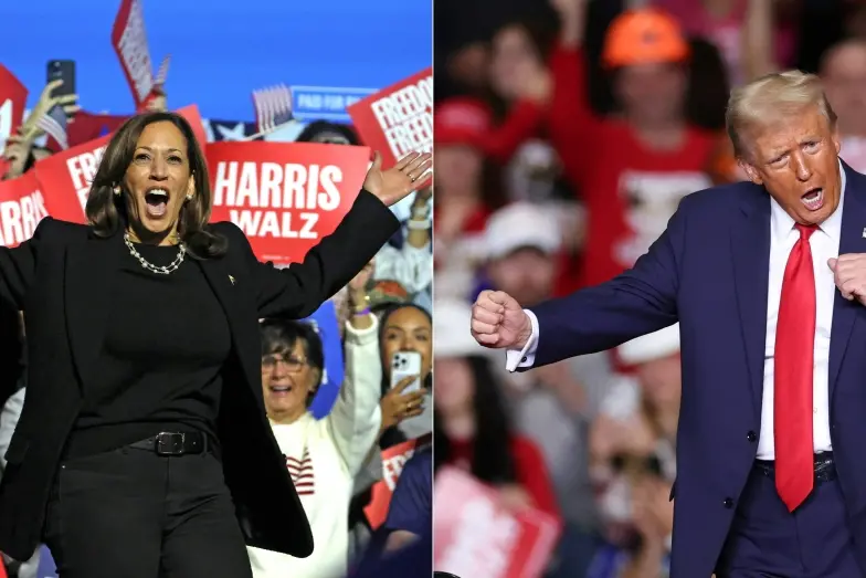 How Kamala Harris and Donald Trump spent the final day of campaigning