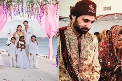 13 years later, Sunny Leone and Daniel Weber renew their wedding vows in Maldives
