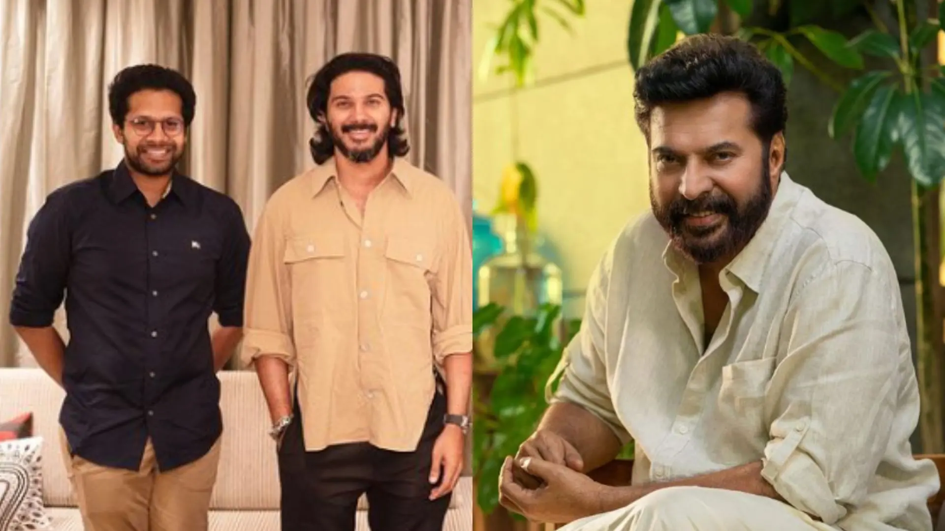 Venky Atluri, Dulquer Salmaan, Mammootty | Photo: instagram/venky atluri, mammootty