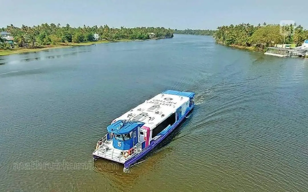 കൊച്ചി വാട്ടർ മെട്രോ സർവീസ് | ഫോട്ടോ: എം.വി.സിനോജ് \ മാതൃഭൂമി