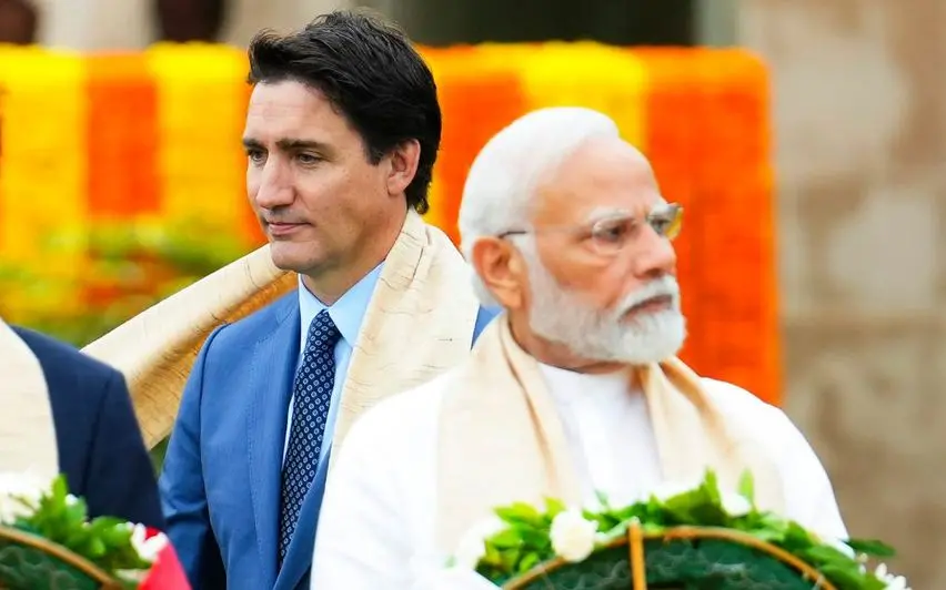 Canada's Prime Minister Justin Trudeau, Indian Prime Minister Narendra Modi | Photo: AP