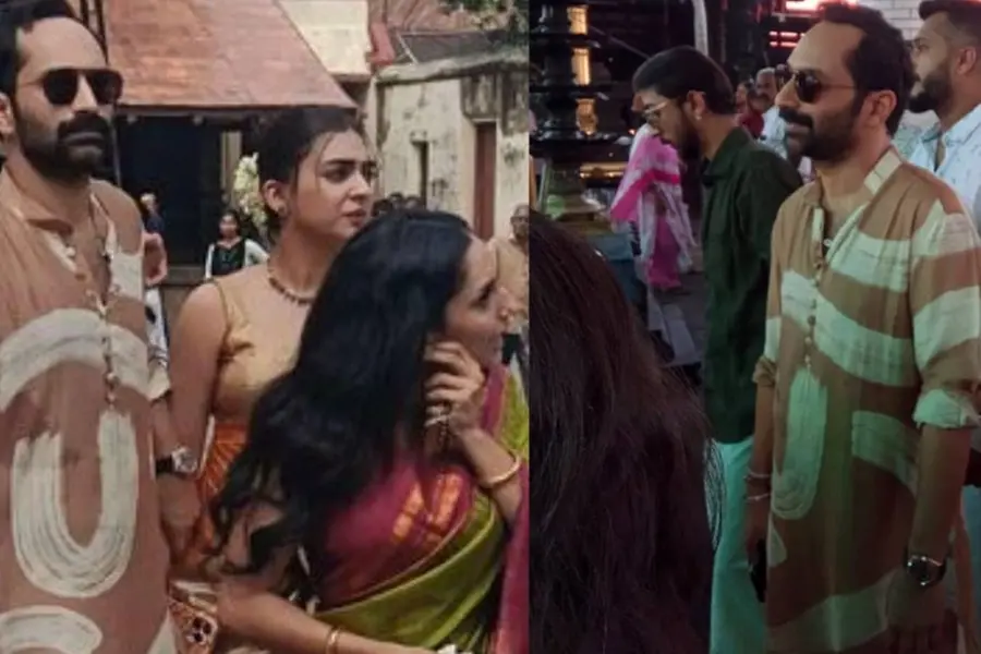 Hate speech: Right-winger spouts venom after Fahadh and Nazriya enter temple for Sushin's wedding