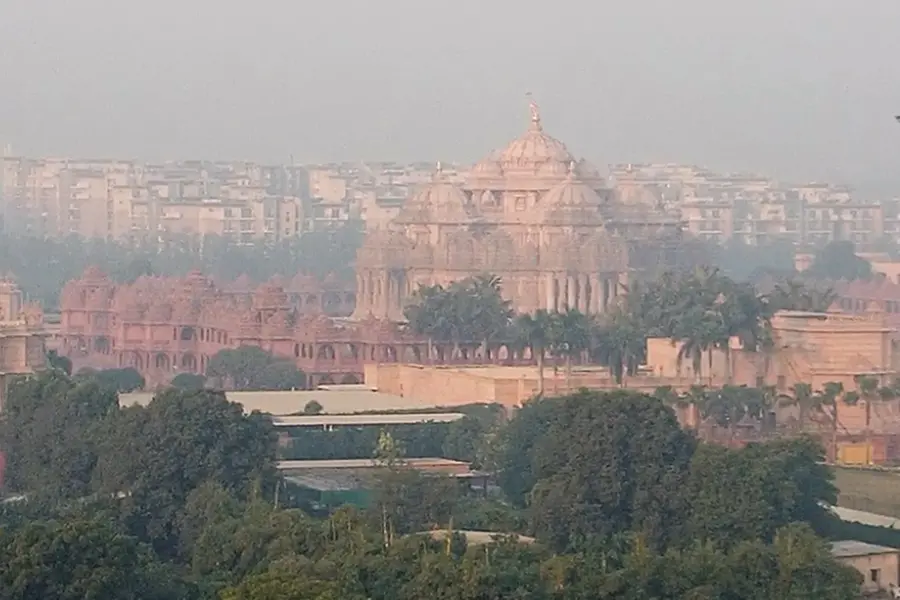 Delhi air quality drops to 'very poor' level, barely missing 'severe' status