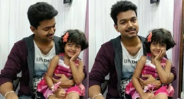 Vijay visits Major Mukund Varadarajan's daughter | Photo: https://x.com/bsk5496