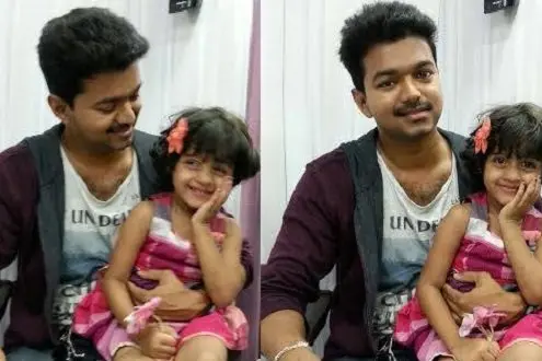 Vijay with Mukund Varadarajan's daughter: Photo goes viral after ‘Amaran’ release