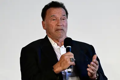 ‘The only way to move forward is with them,’ Arnold Schwarzenegger endorses Harris, Walz