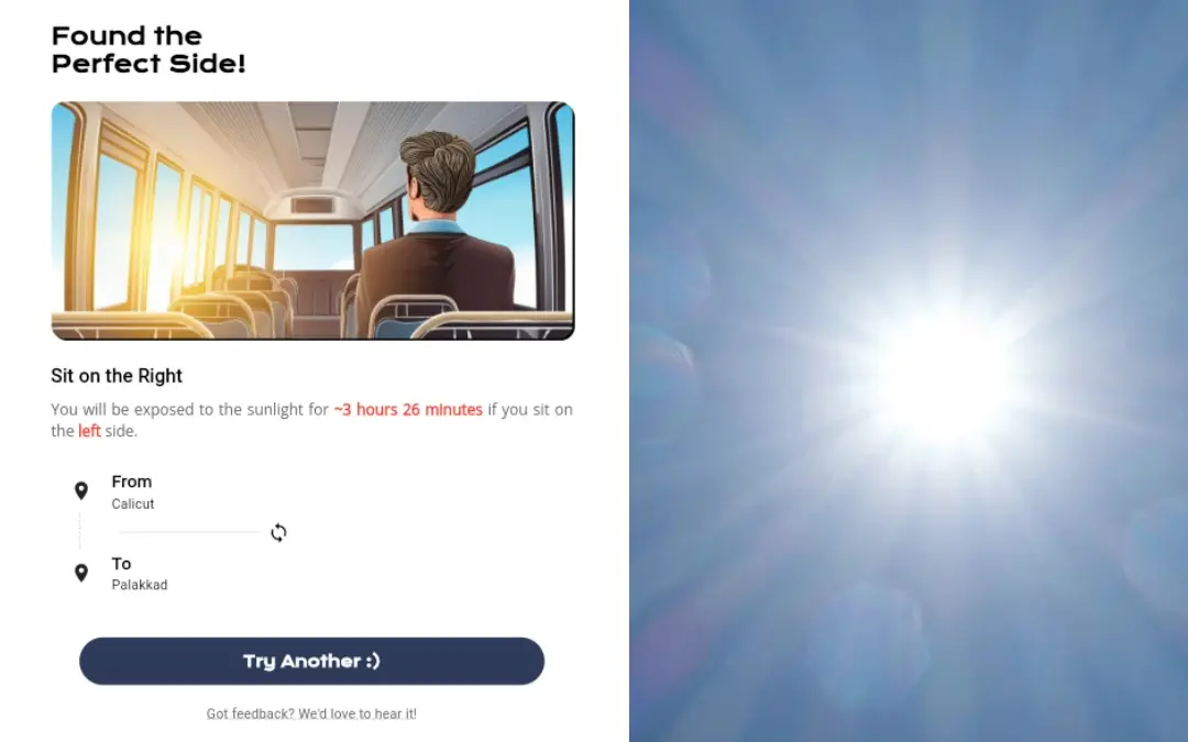 Veyil App; Blazing Sun