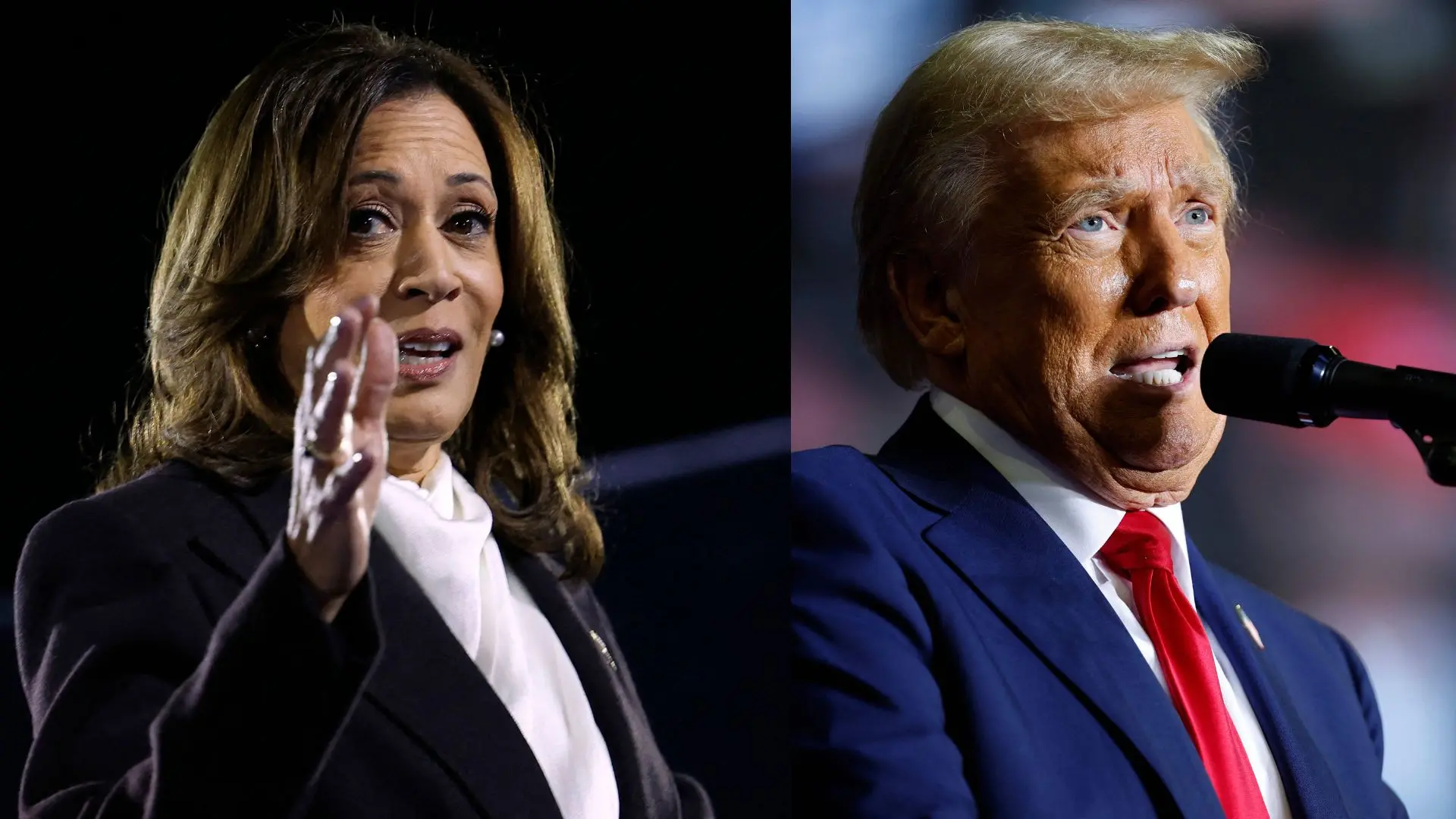 Kamala Harris, Donald Trump | Photos: AFP