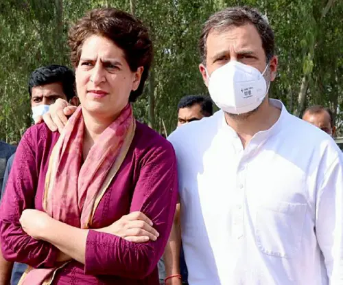 Congress leaders Priyanka Gandhi Vadra and Rahul Gandhi | Filephoto: ANI