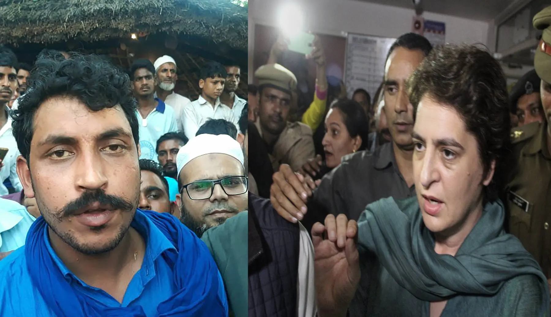 Chandrashekhar Azad and Priyanka Gandhi Vadra