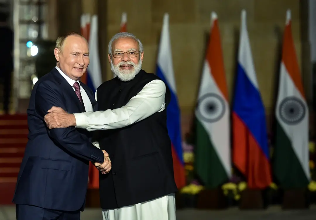 Prime Minister Narendra Modi and Russian President Vladimir Putin | File Photo: PTI