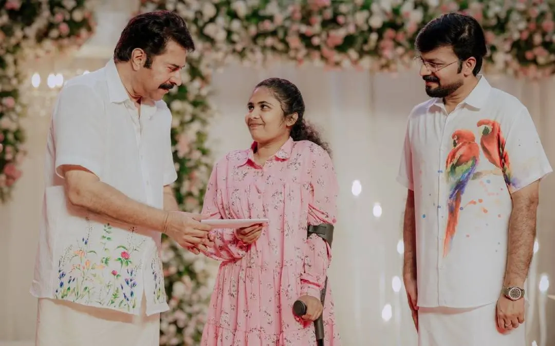 Mammootty with Sruthi
