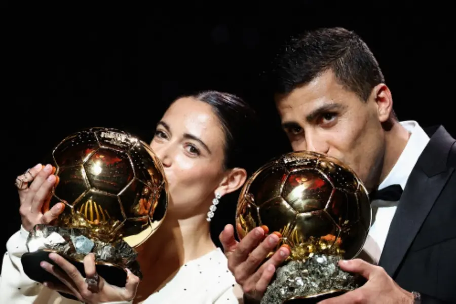 Rodri wins Ballon d`Or as Real Madrid boycotts ceremony; Second consecutive honor for Barca's Aitana