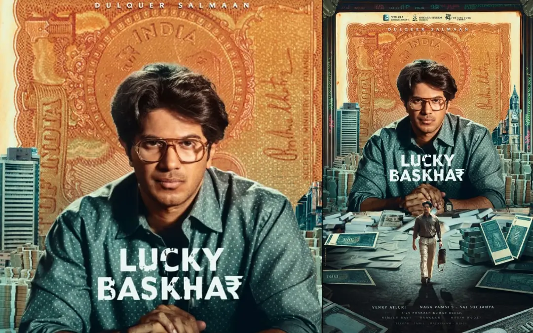 'Lucky Baskhar' poster