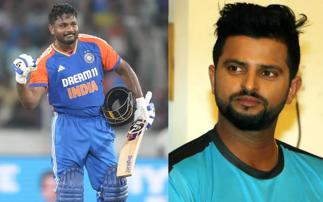 സഞ്ജു സാംസൺ, സുരേഷ് റെയ്ന | Photo: AP, UNI