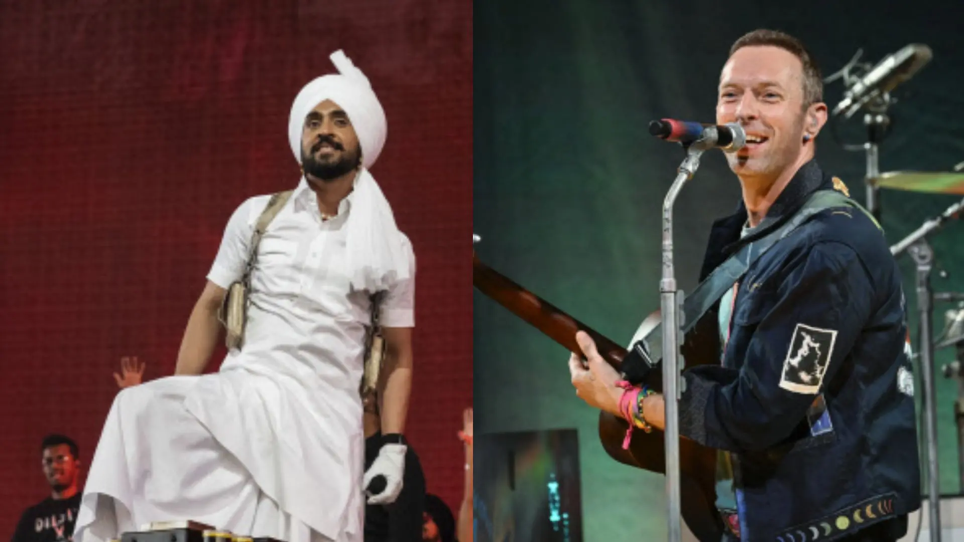 Diljit Dosanjh, Coldplay-Chris Martin